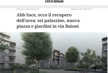 Tower Baioni: Abb Sace, ecco il recupero dell’area