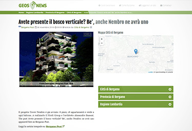 Tower Nembro su Geos News