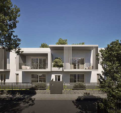 Render Nuovo Progetto Residenziale Tower Cene