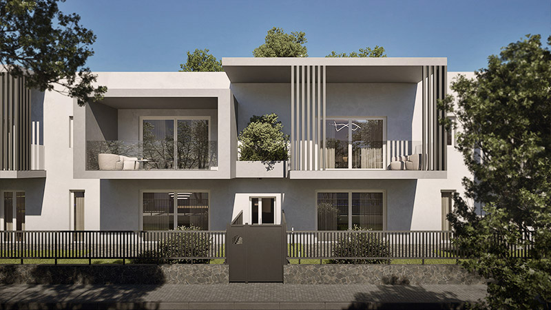 Render Nuovo Progetto Residenziale Tower Cene