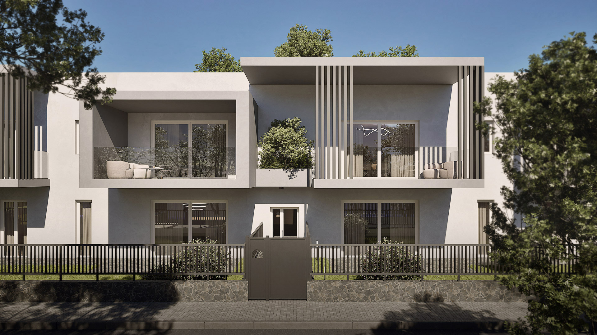 Render Nuovo Progetto Residenziale Tower Cene